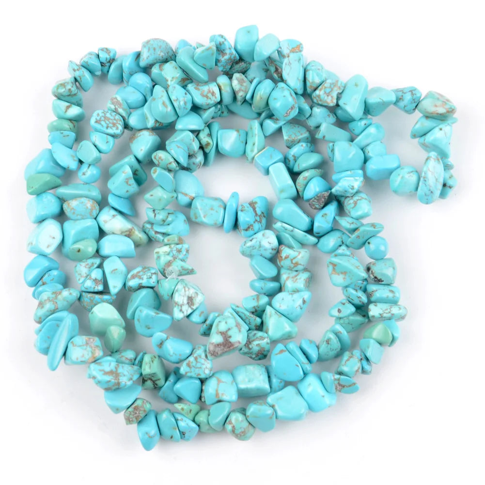Natural Stone Chip Beads Irregular Gemstone Beads 15 Inch Strand
