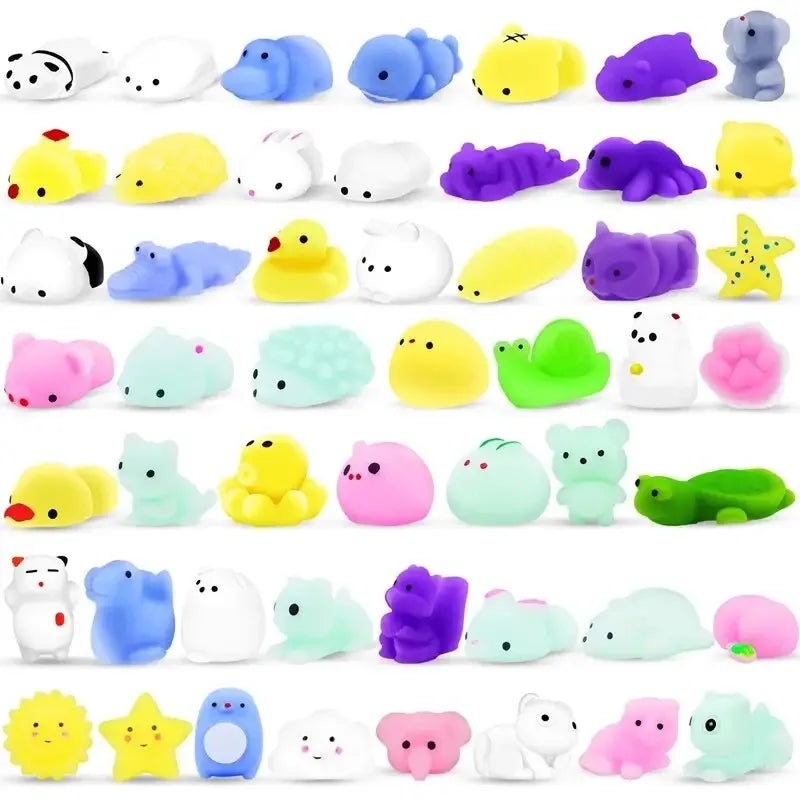20PCS Cute Animal Stress Relief Squeeze Toys for Kids