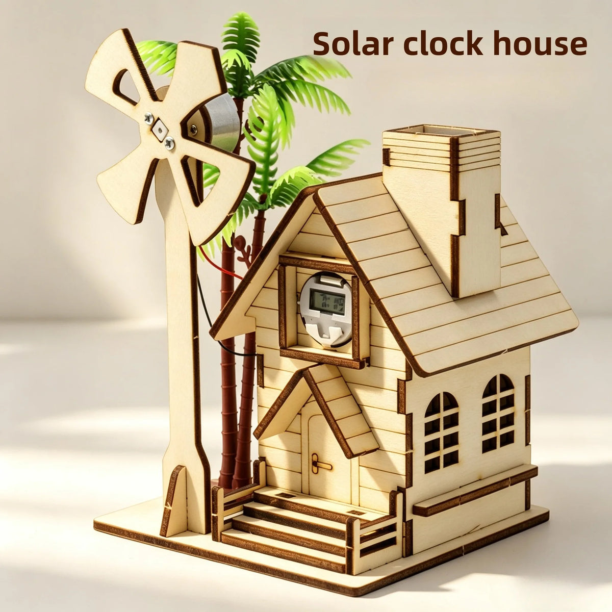 Solar Car STEM Kit – DIY Wooden Educational Model