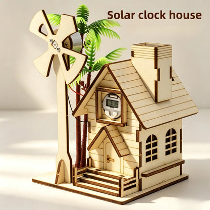 Solar Car STEM Kit – DIY Wooden Educational Model