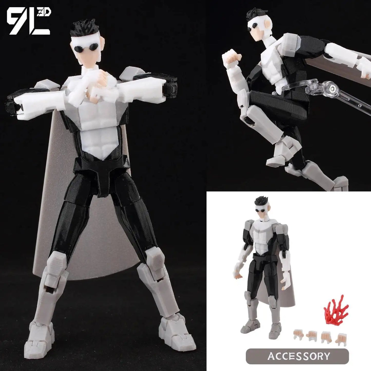 Invincible Boy Action Figure 14cm 3D Printed Poseable Model