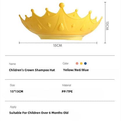 Baby Shampoo Shower Cap Waterproof Silicone Bath Visor