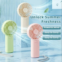 Handheld Mini Fan Rechargeable Portable Pocket Cooling Fan