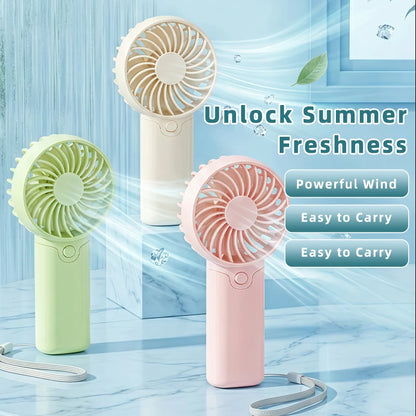 Handheld Mini Fan Rechargeable Portable Pocket Cooling Fan
