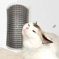 Cat Corner Brush – Self Grooming & Hair Removal Scratcher