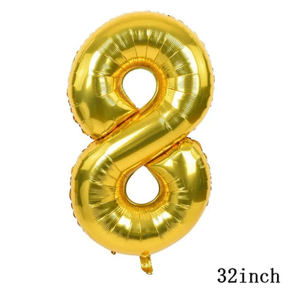 Number Latex Balloons Birthday Party Decoration Supplies