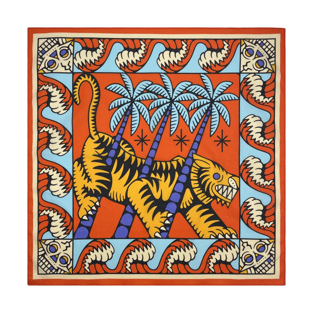 Cotton Bandana Scarf Skull Paisley Hip Hop Headband