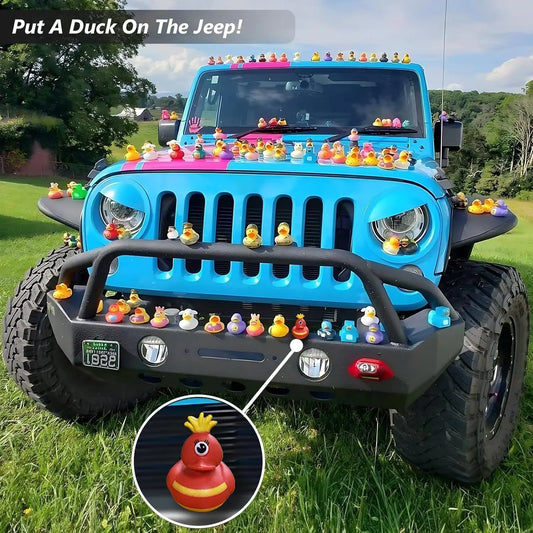10–100PCS Rubber Duck Bath Toys – Mini Floating Ducks Party Favors