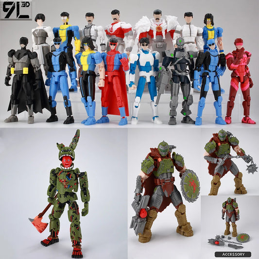 13cm Articulated Action Figure 3D Printed Collectible Model Toy