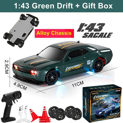 1:64 Mini 4WD Drift RC Car with Remote Control