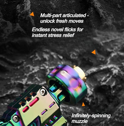 Shell-Ejecting Alloy Toy Pistol – Mini Fidget Desk Toy