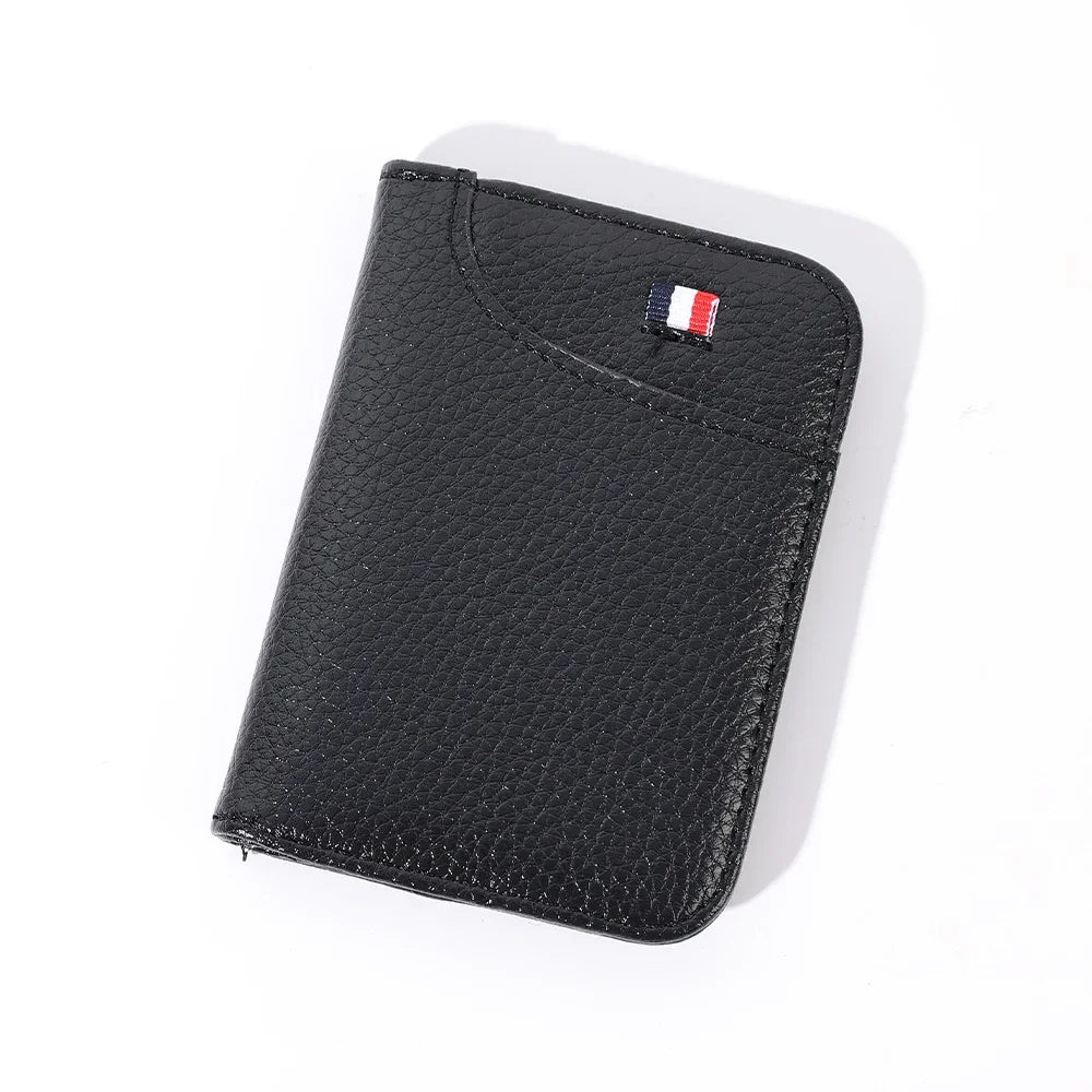 Slim Card Wallet PU Leather Mini Credit Card Holder