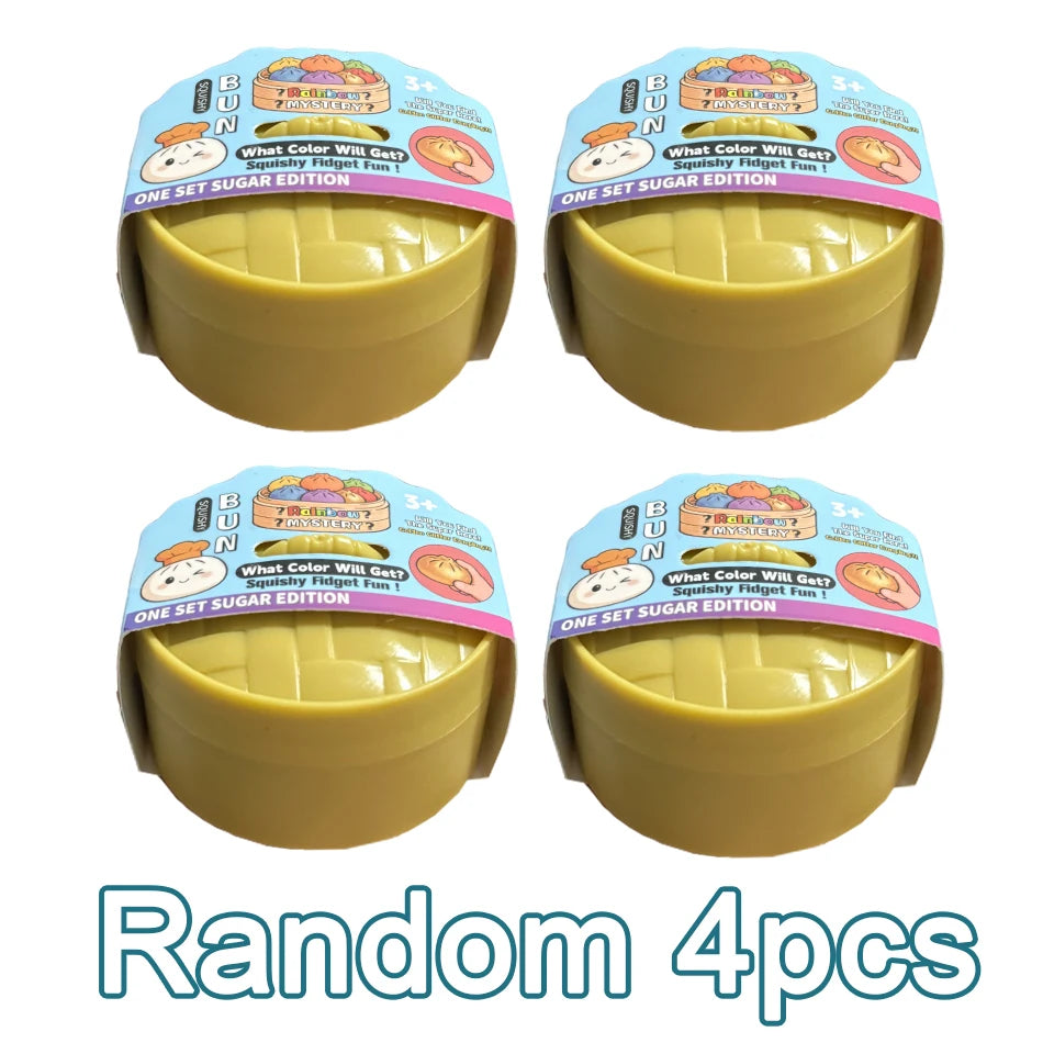 Mini Glitter Dumpling Squishy – 5–5.5cm Fidget Toy