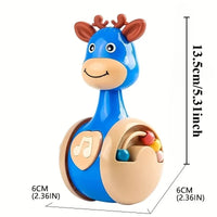 Roly Poly Deer Tumbler Toy – Sounding Wobble Learning Toy