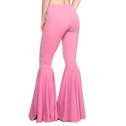 High Waisted Wide Leg Pants for Women Stretch Bell Bottom Trousers