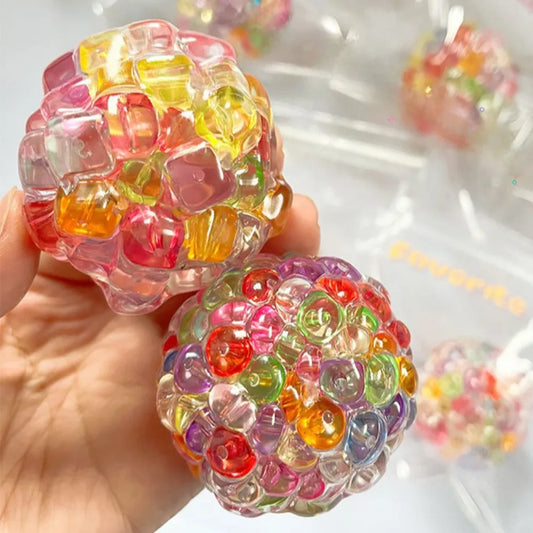 Squishy Bead Ball – Soft Ice Bead Stress Relief Fidget Toy