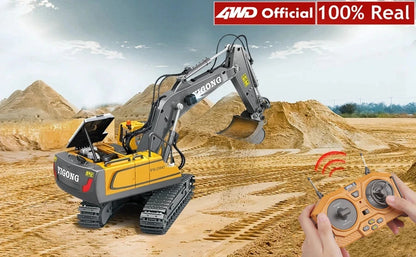 4WD RC Excavator Dump Truck Bulldozer 1:20 Remote Control Toy
