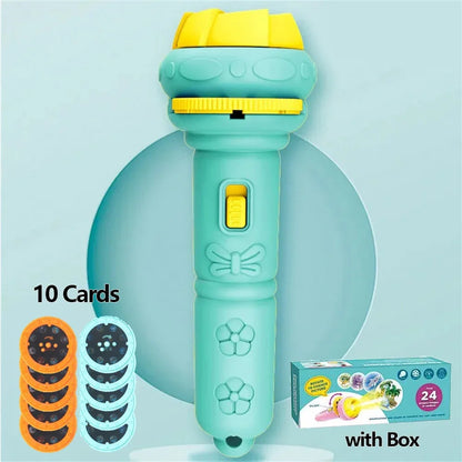 Kids Projection Flashlight Toy with 80 Cartoon Images