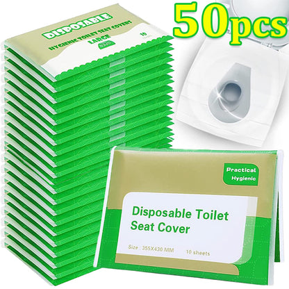 Disposable Toilet Seat Covers Portable Travel Toilet Mats