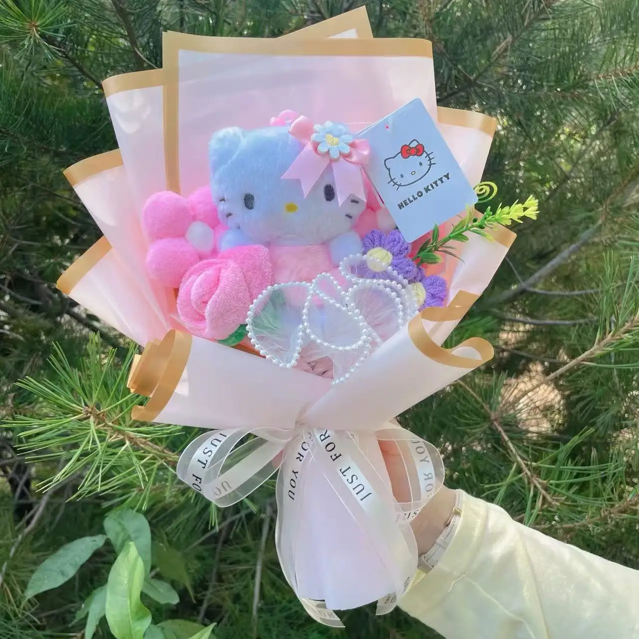 Cartoon Plush Flower Bouquet Graduation & Valentine's Gift