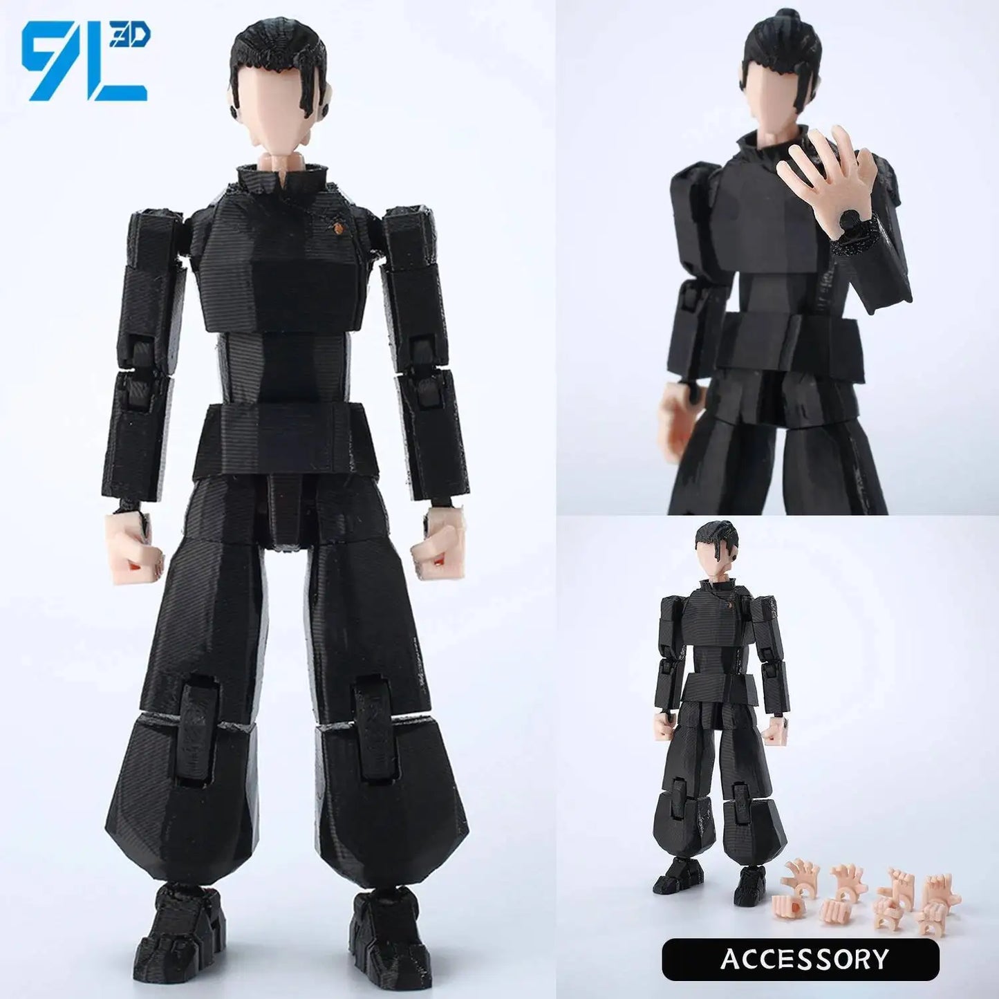 Poseable Anime Figure 3D Multi-Jointed Action Model Toy