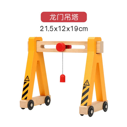 Wooden Train Track Accessories Station Airport Gas Station