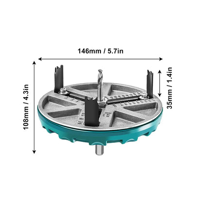 Adjustable Hole Saw – Woodworking Circle Cutter 45-130mm