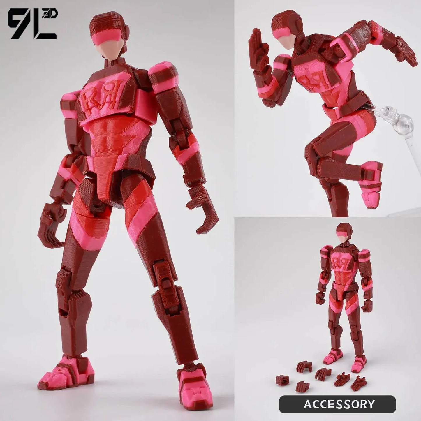 Invincible Boy Action Figure 14cm 3D Printed Multi Jointed Model