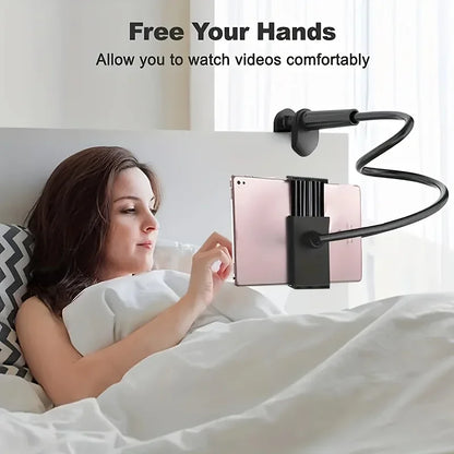 Adjustable Mobile Phone & Tablet Stand – Flexible Bedside & Desktop Holder