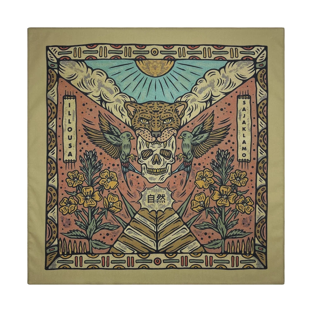 Cotton Bandana Scarf Skull Paisley Hip Hop Headband