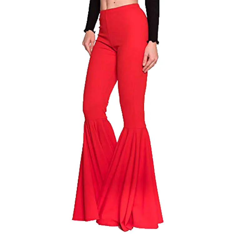 High Waisted Wide Leg Pants for Women Stretch Bell Bottom Trousers