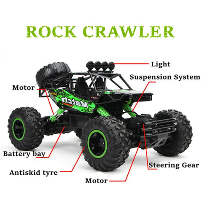 1:12 / 1:16 4WD RC Monster Truck – 2.4GHz Off-Road Remote Control Car