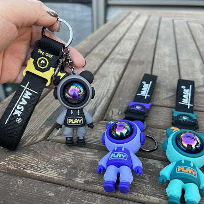 A cute decorative keychain for backpacks, handbags, car keys, and matching gifts.