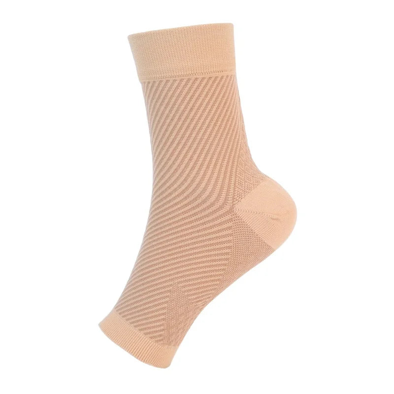 Sports Ankle Support Brace Compression Sleeve Plantar Fasciitis Sock For Achilles Tendonitis Joint Pain Swelling Heel Spur Knitt