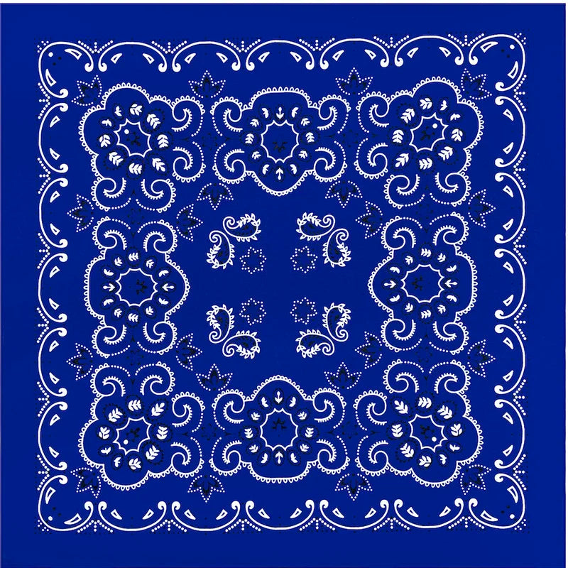 Oversized Paisley Bandana 70cm Cotton Hip Hop Head Scarf