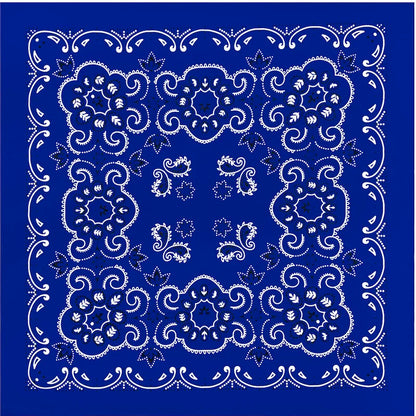Oversized Paisley Bandana 70cm Cotton Hip Hop Head Scarf