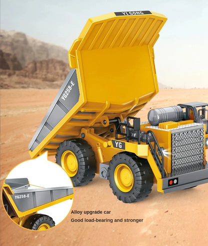 4WD RC Excavator Dump Truck Bulldozer 1:20 Remote Control Toy