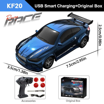 1:64 RC Drift Car – 4WD Mini Remote Control Racing Car