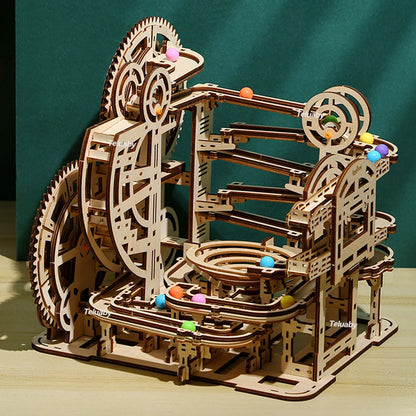 Wooden Marble Run – 3D Mechanical Puzzle