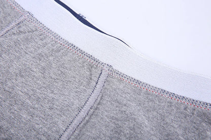 Men's Cotton Boxer Shorts 4PCS Soft Stretch Underwear Set