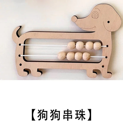 Montessori Busy Board – Wooden Sensory Learning Toy for Kids