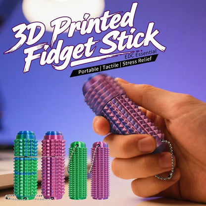 3D Printed Little Ouchy Spiky Fidget Toy Keychain
