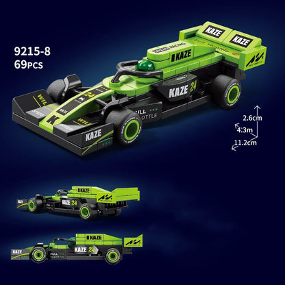 Racing Car Building Blocks MOC Sports Rally Super Racer Model