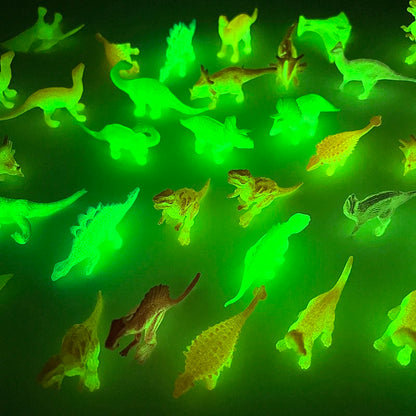 Glow in the Dark Dinosaur Toys 13/16PCS Mini Dino Set