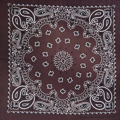 Paisley Bandana 100% Cotton Square Head Scarf 55cm