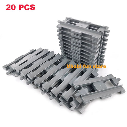 Electric Train Track Building Blocks Set – Educational Railway Toy