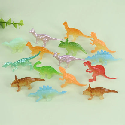 Glow in the Dark Dinosaur Toys 13/16PCS Mini Dino Set