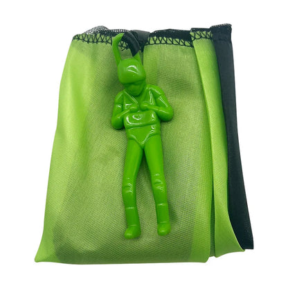 Toy Parachute with Mini Soldier Outdoor Throwing Game