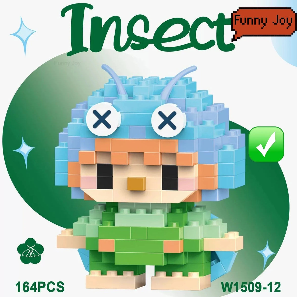 Insect Building Blocks – 3D Animal Model Set