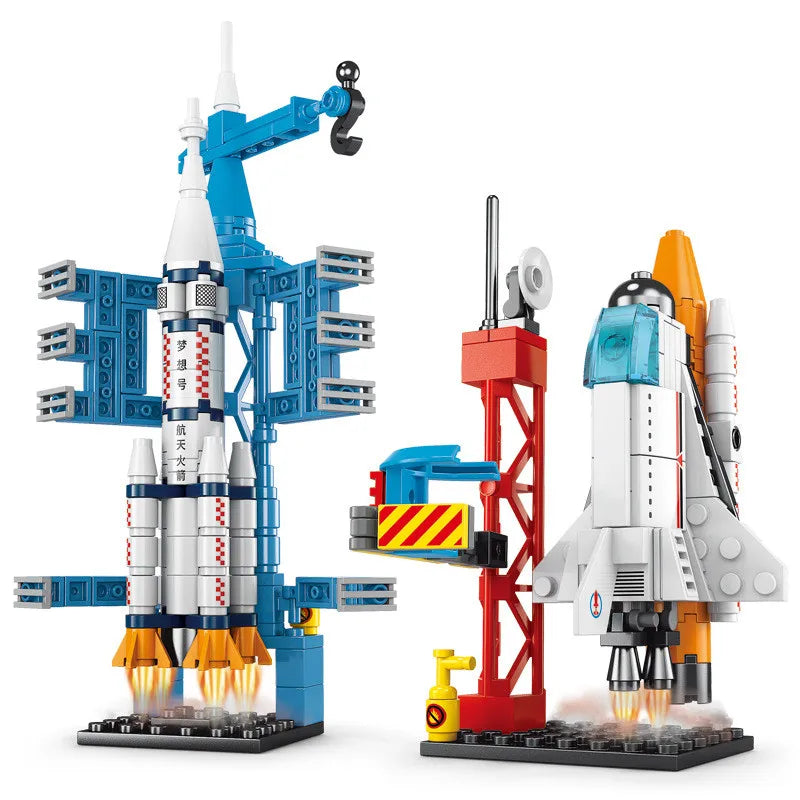 A hands-on building activity for creative play, assembling practice, and space-themed fun.